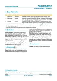 PHD110NQ03LT Datasheet Page 11