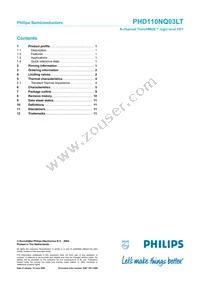 PHD110NQ03LT Datasheet Page 12