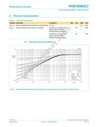 PHD16N03LT Datasheet Page 4