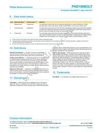 PHD16N03LT Datasheet Page 11