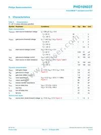 PHD16N03T Datasheet Page 5