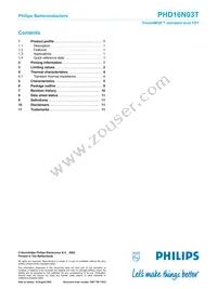 PHD16N03T Datasheet Page 12