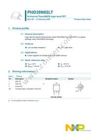 PHD38N02LT Datasheet Page 2