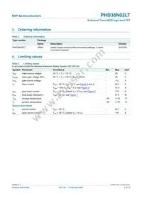 PHD38N02LT Datasheet Page 3