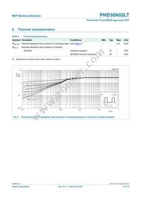 PHD38N02LT Datasheet Page 5