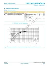 PHD82NQ03LT Datasheet Page 4