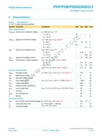 PHD82NQ03LT Datasheet Page 5