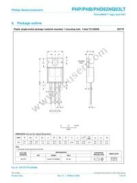 PHD82NQ03LT Datasheet Page 9