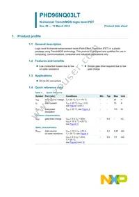 PHD96NQ03LT Datasheet Cover