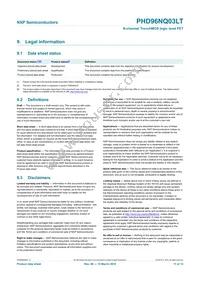 PHD96NQ03LT Datasheet Page 11