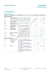 PHE13003C Datasheet Page 5