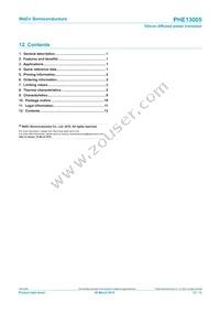 PHE13005 Datasheet Page 13