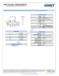 PHE426HJ5330JR17TA Datasheet Cover