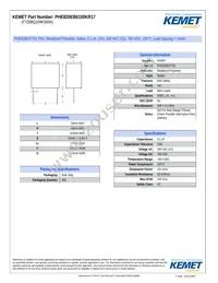 PHE820EB6100KR17 Datasheet Cover