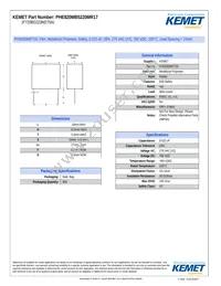 PHE820MB5220MR17 Datasheet Cover