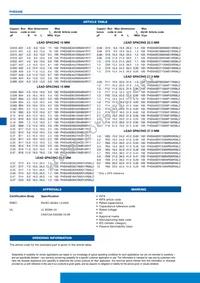 PHE840EY6470MD14R06L2 Datasheet Page 2