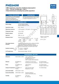 PHE840MD7150MD19R06L2 Datasheet Cover