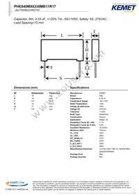 PHE840MX6330MB11R17 Datasheet Cover