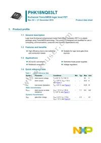 PHK18NQ03LT Datasheet Cover