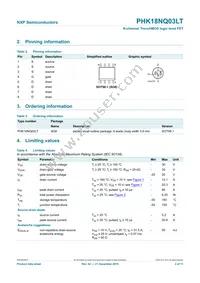 PHK18NQ03LT Datasheet Page 2