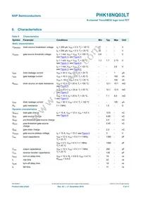 PHK18NQ03LT Datasheet Page 5