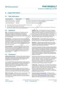 PHK18NQ03LT Datasheet Page 9