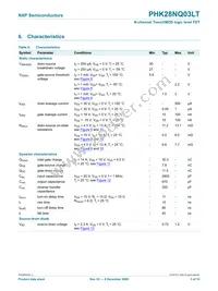 PHK28NQ03LT Datasheet Page 5