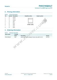 PHK31NQ03LT Datasheet Page 2