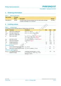 PHM18NQ15T Datasheet Page 2