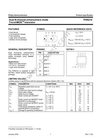 PHN210 Datasheet Page 2