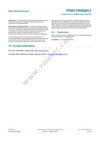 PHP110NQ06LT Datasheet Page 12