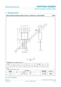 PHP110NQ08T Datasheet Page 9