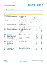 PHP143NQ04T Datasheet Page 5