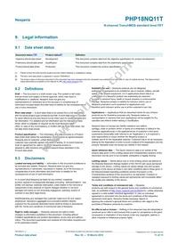 PHP18NQ11T Datasheet Page 11
