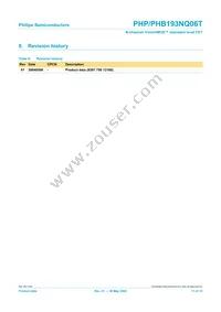 PHP193NQ06T Datasheet Page 11