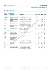 PHP225 Datasheet Page 5