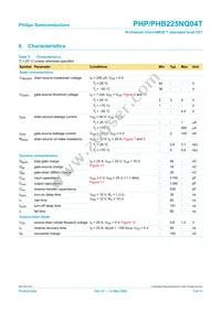 PHP225NQ04T Datasheet Page 5