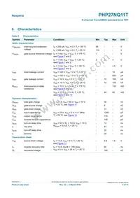 PHP27NQ11T Datasheet Page 5