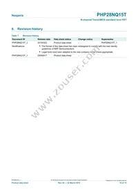 PHP28NQ15T Datasheet Page 10