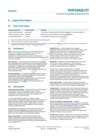 PHP28NQ15T Datasheet Page 11