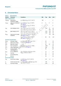 PHP30NQ15T Datasheet Page 5