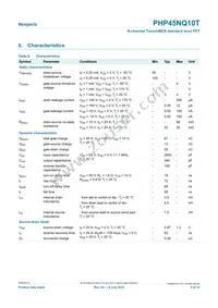 PHP45NQ10T Datasheet Page 5