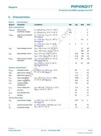 PHP45NQ11T Datasheet Page 5