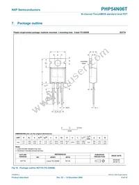 PHP54N06T Datasheet Page 9