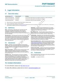 PHP75NQ08T Datasheet Page 12