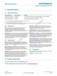 PHP78NQ03LT Datasheet Page 12