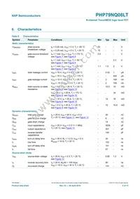 PHP79NQ08LT Datasheet Page 6