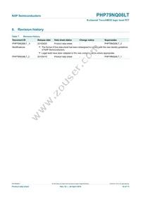 PHP79NQ08LT Datasheet Page 11