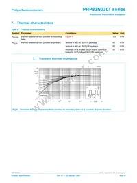 PHP83N03LT Datasheet Page 4