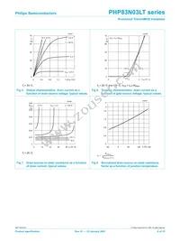 PHP83N03LT Datasheet Page 6